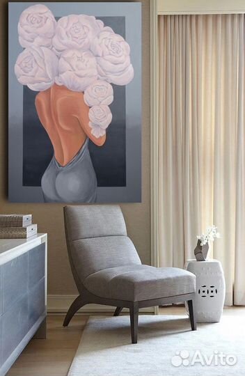 Картина акрилом на холсте