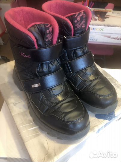 Ботинки зимние для девочки Kapika, р.37