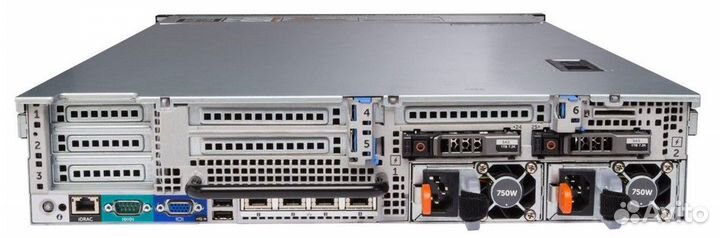 Сервер dell R720xd LFF 2xE5-2680v2 192GB