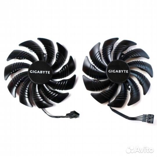 Вентиляторы выдеокарт Gigabyte 87 мм