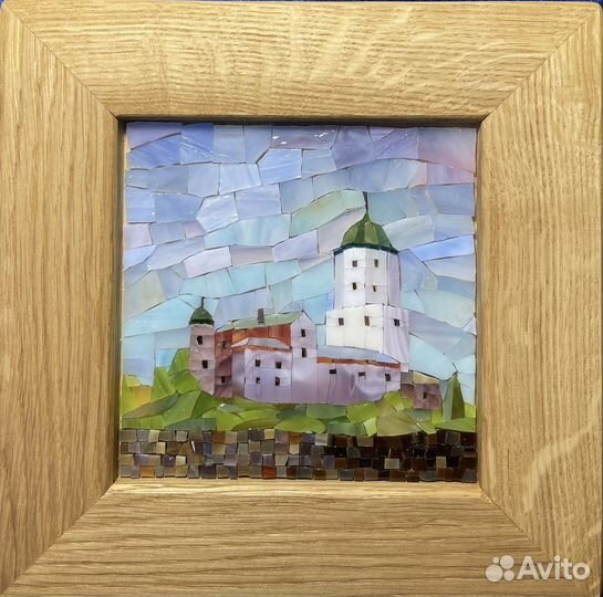 Картина Панно. Мозаика из витражного стекла