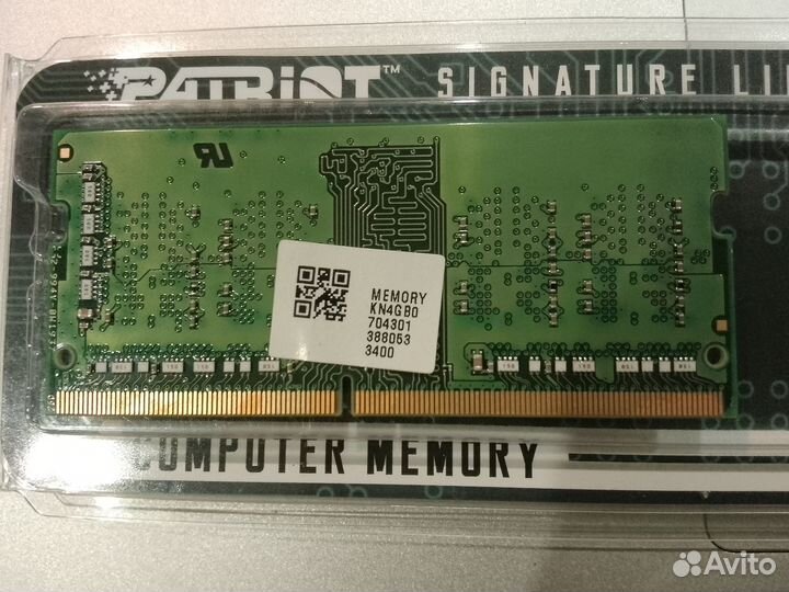 Оперативная память для ноутбука ddr4 kingston 4gb