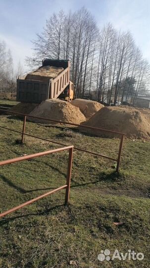 Щебень песок