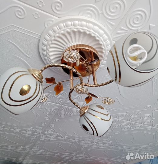 Люстра потолочная бу
