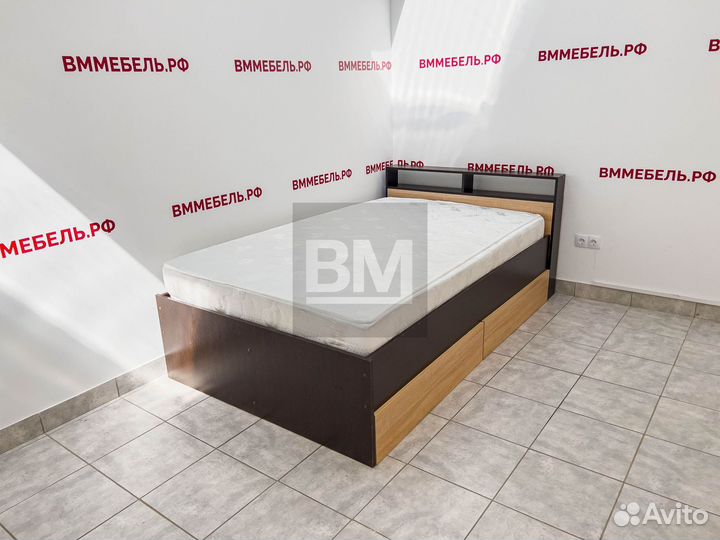 Кровать Камелита с ящиками 120х200