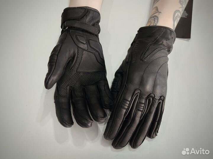 Мотоперчатки женские Rebelhorn Runner, black