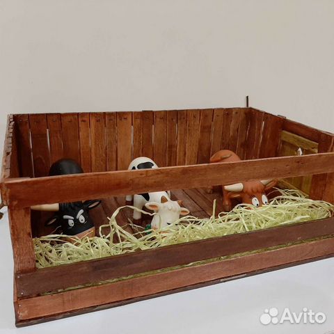 Большой загон, игровой набор, ферма для животных