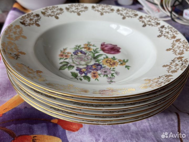 Тарелки суповые Чехословакия