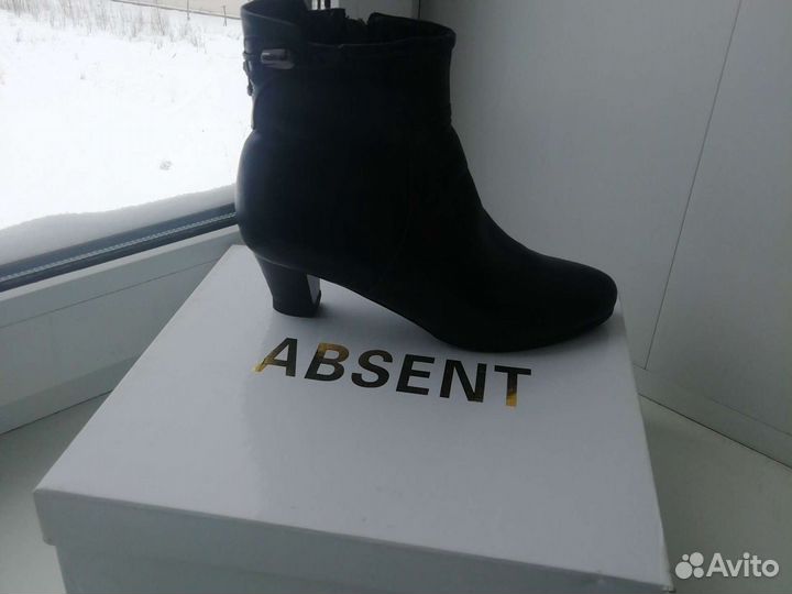 Ботинки жен наткожа, весна-осень на змейке 36 р