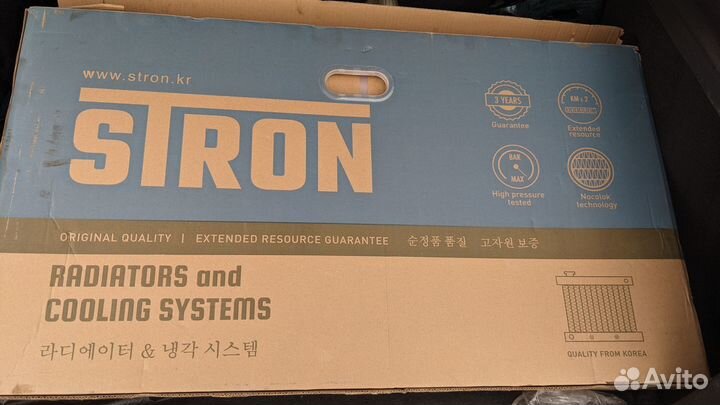 Радиатор двигателя Stron для Opel/Chevrolet