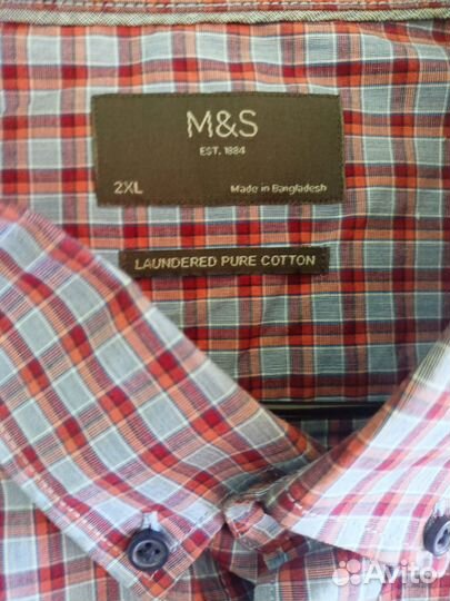 Рубашка, M&S, 2XL