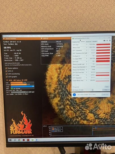 MSI RX 6400 aero ITX OC в идеале
