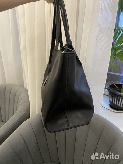 Сумка шопер натуральная кожа