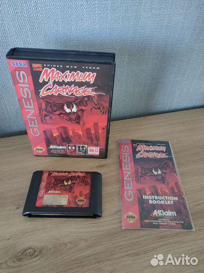 Maximum Carnage Sega Genesis