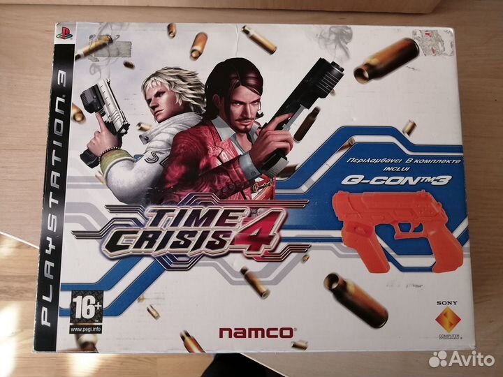 Игра Time Crisis 4 + Пистолет G-Con Gun для PS3