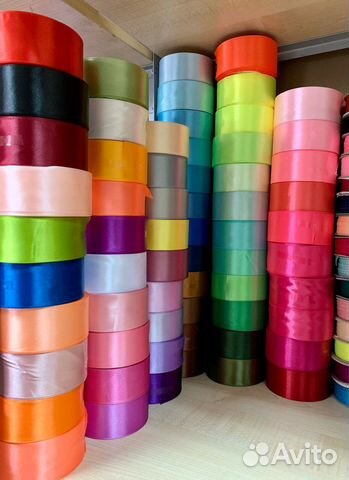 Атласные ленты 40 мм х 23 метра