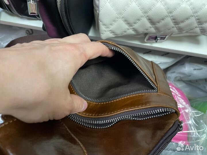 Мужская кожаная сумка