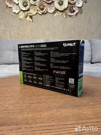 Видеокарта Palit Rtx 4070 Super 12gb