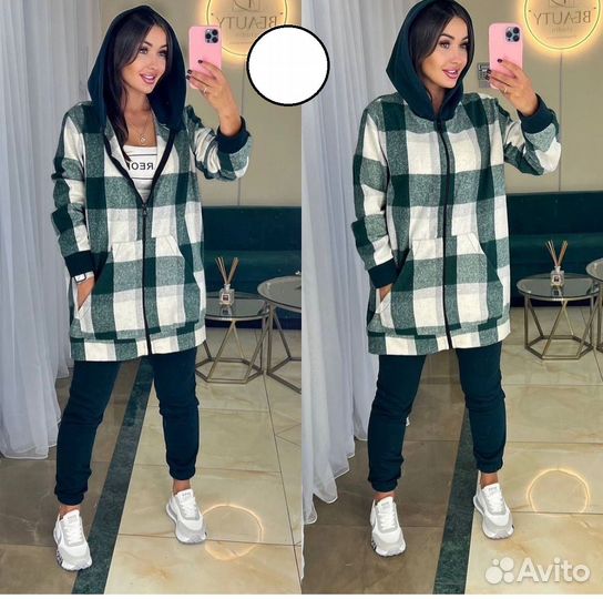 Женская двойка с рубашкой 46-58р, 3 цвета