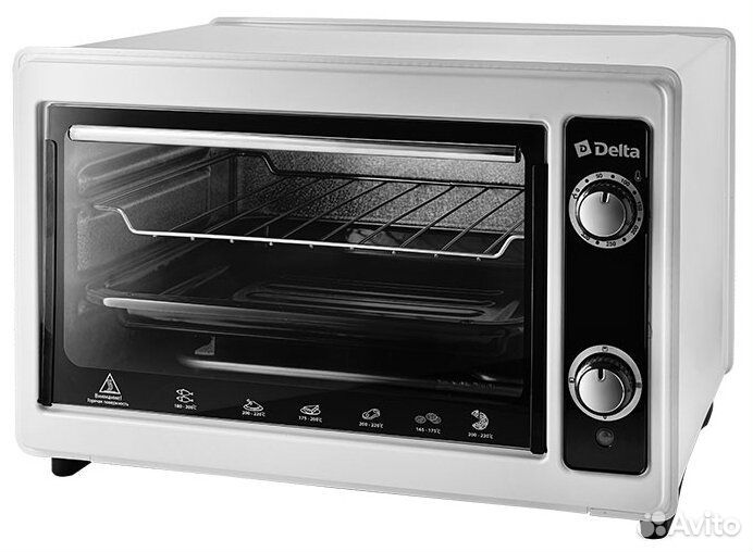 Печь электрическая Delta D-0122 Белая
