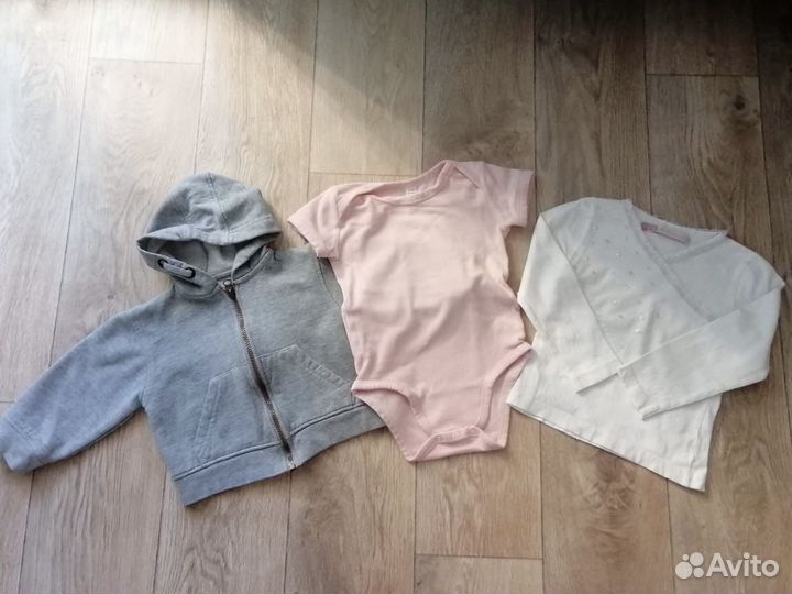 Детская одежда для девочек 86 92 пакетом
