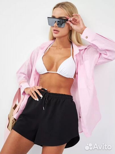 Шорты женские черные новые 44-48