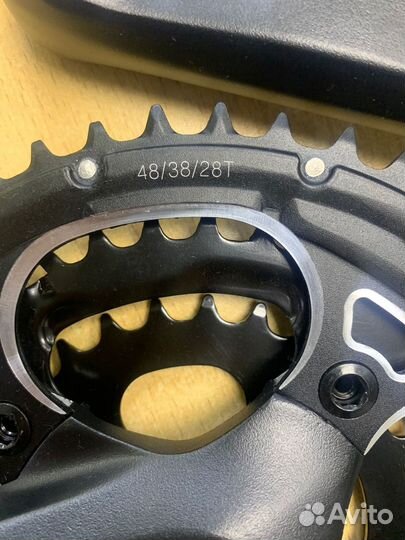 Шатуны Prowheel Swift-251, 3x8 скоростей, 28-38-4