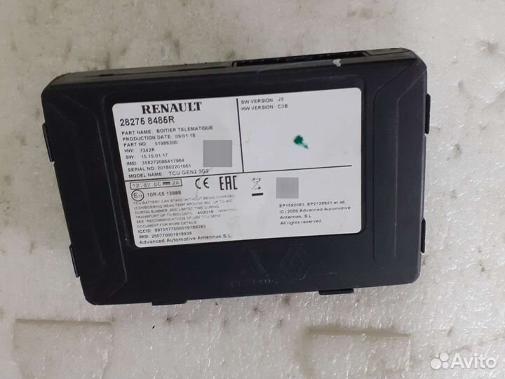 Блок комфорта Renault Logan 2