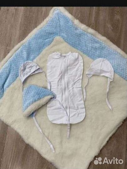 Зимний конверт на выписку