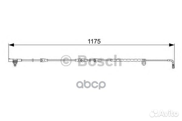 Датчик износа торм.колодок 1987473032 Bosch