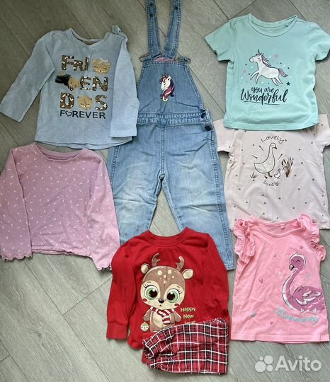 Пакет вещей на девочку (размер 86/92)