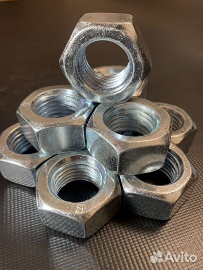 Гайка высокопрочная оцинкованная м27 кл.пр. 8.0 DI