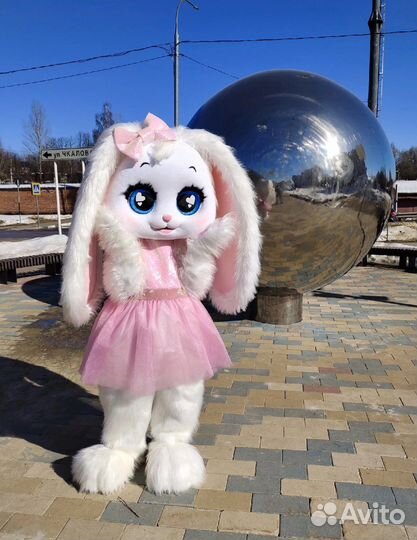 Ростовая кукла зайка поздравление