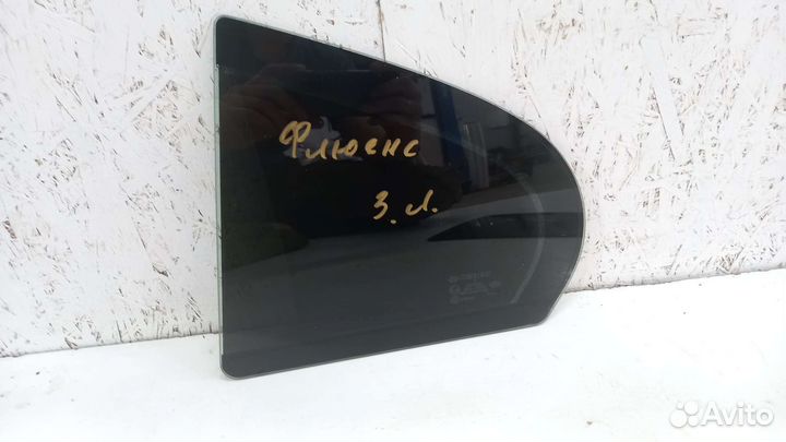 Форточка задняя левая Renault Fluence