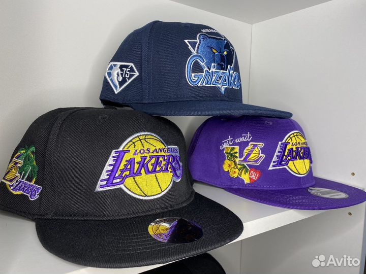 Кепка/снэпбэк warriors heat lakers grizzlies 76ers
