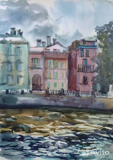 Картина городской пейзаж Санкт-Петербург