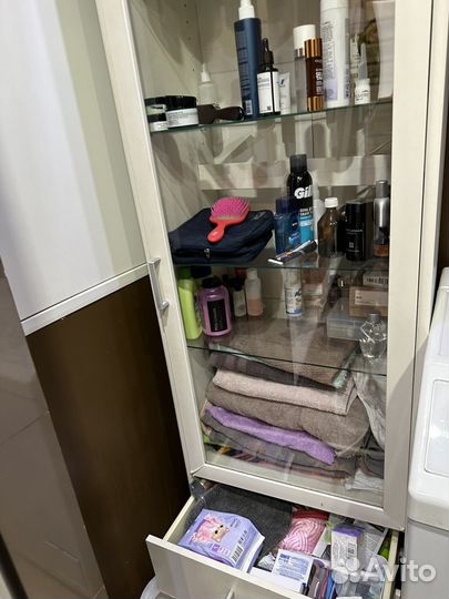 Стеллаж деревянный белый бу