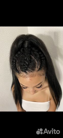 Косы с канекалоном,брейды в хвост,боксерские косы
