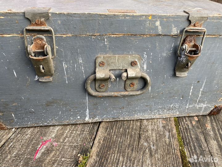 Ящик короб бокс деревянный на замках СССР 60е