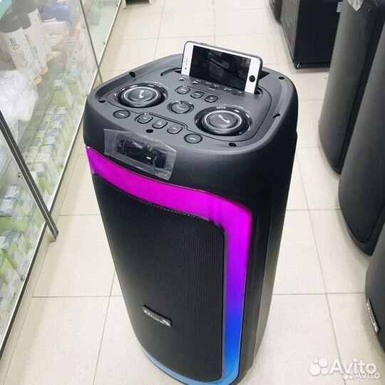 Мощная караоке колонка блютуз 1000вт 30-09 новая