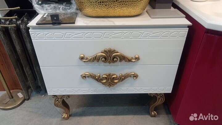 Тумба в стиле Модерн (золото)