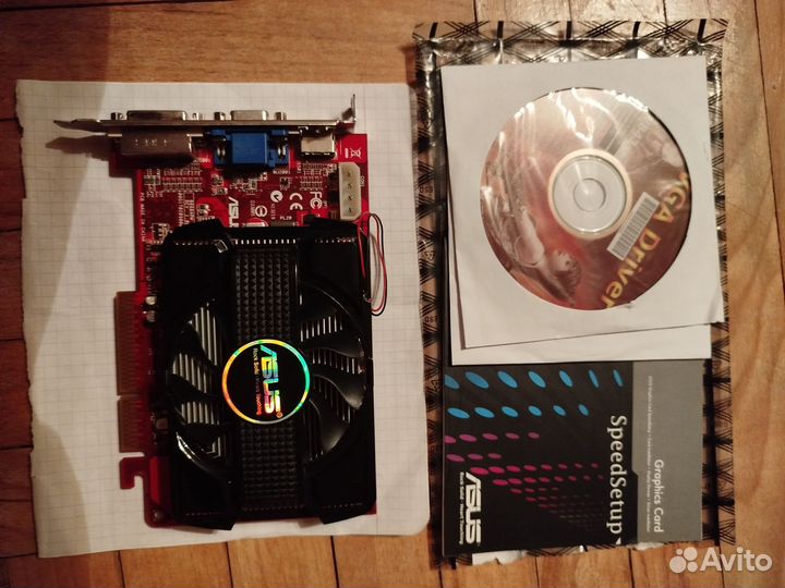 Видеокартавидеокарта asus radeon HD 4650 1 Гб DDR2