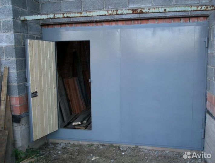 Гаражные ворота металлические