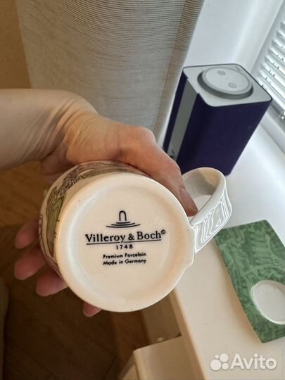 Продам 2 чашки с блюдцами villeroy & boch