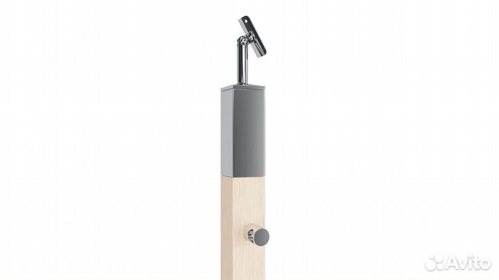 Стойка ограждения 40х40х950 мм нержавеющая сталь