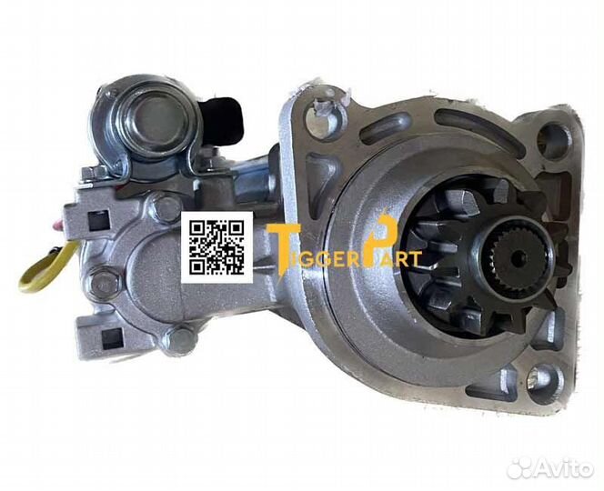 Стартер 11 зубьев под фишку WP10 Евро3 shaanxi F30