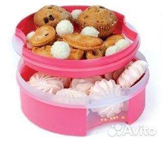 Контейнер для сладостей розовый Tapperware