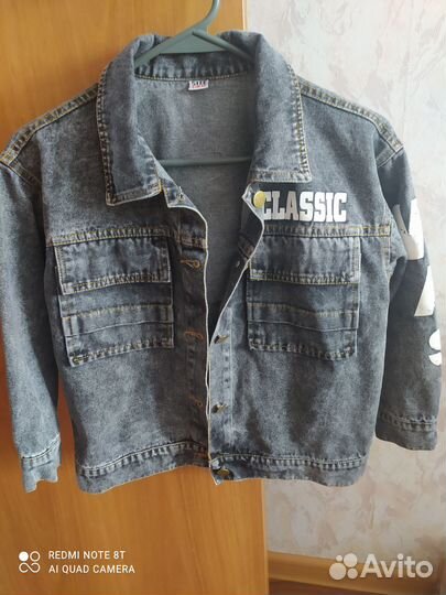 Джинсовка на 7-8 лет