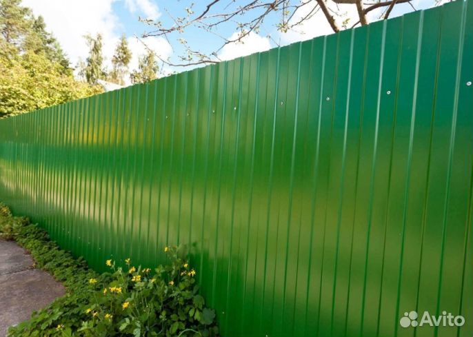 Профнастил для забора 2х1,2м 0,4мм