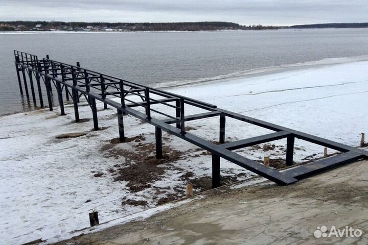 Установка Винтовых сваи